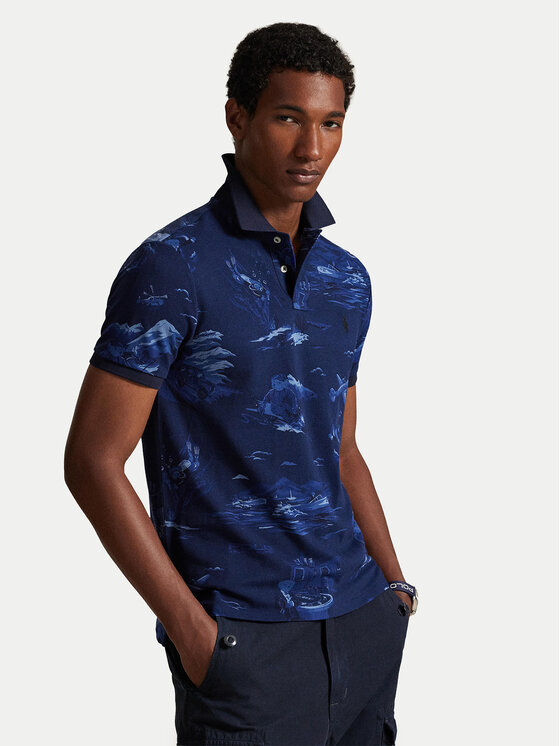 Поло custom slim fit 710P04012001 Polo Ralph Lauren, синий
Поло custom slim fit 710P04012001 Polo Ralph Lauren, синий