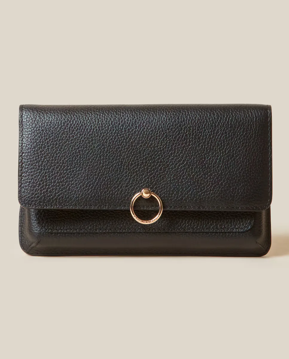 Большие кошельки-клатчи из зерненой кожи Claudie Pierlot, черный
Большие кошельки-клатчи из зерненой кожи Claudie Pierlot, черный