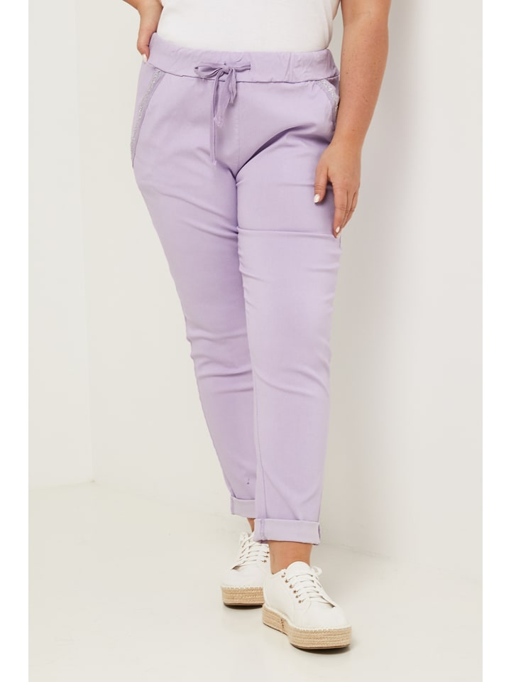 Тканевые брюки Curvy Lady, фиолетовый
Тканевые брюки Curvy Lady, фиолетовый