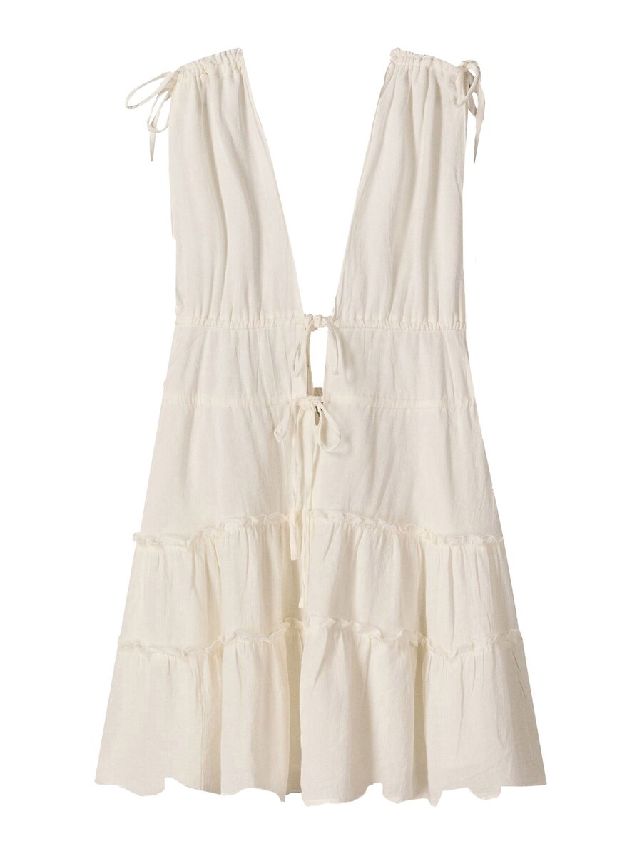 Мини платье Bershka, Off white
Мини платье Bershka, Off white