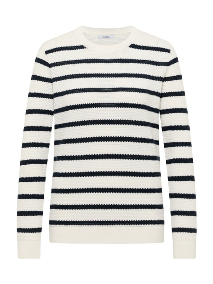 Cecil Полосатый свитер синего цвета
Cecil Полосатый свитер синего цвета