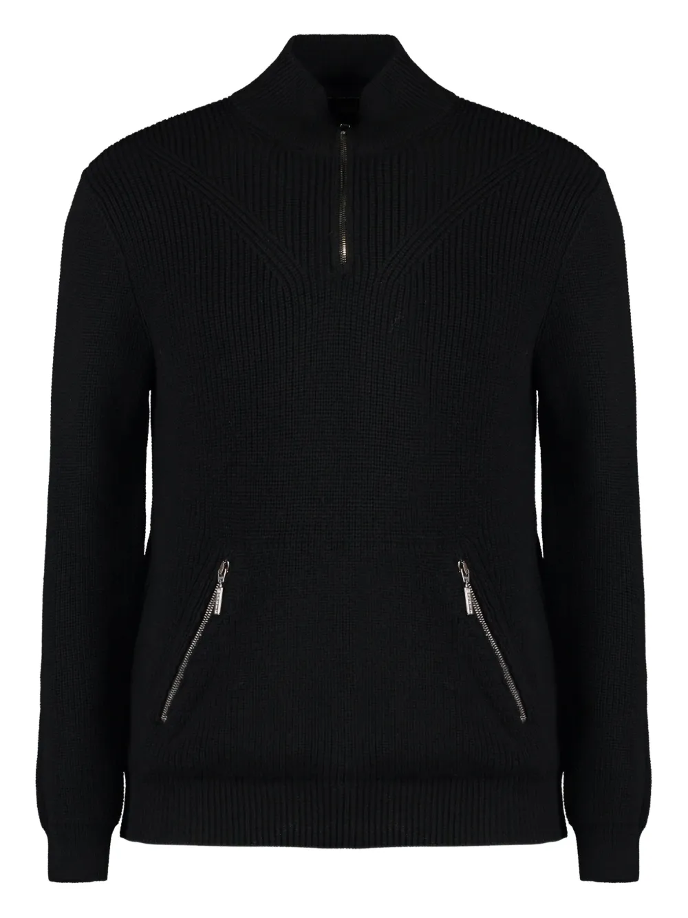 Свитер Cloud с воротником на молнии Moorer, черный
Свитер Cloud с воротником на молнии Moorer, черный