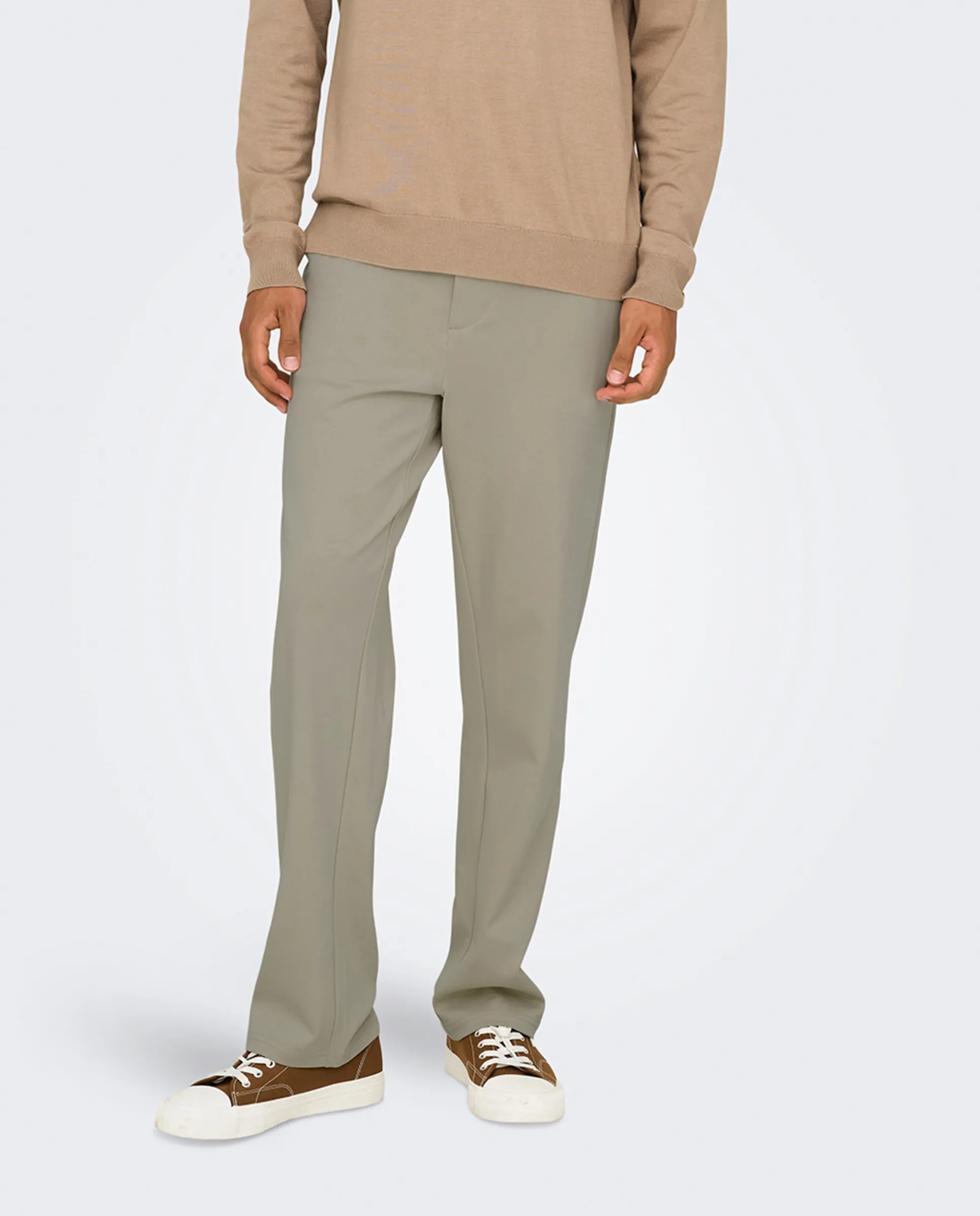 Мужские классические брюки обычного кроя Only & Sons, серый
Мужские классические брюки обычного кроя Only & Sons, серый