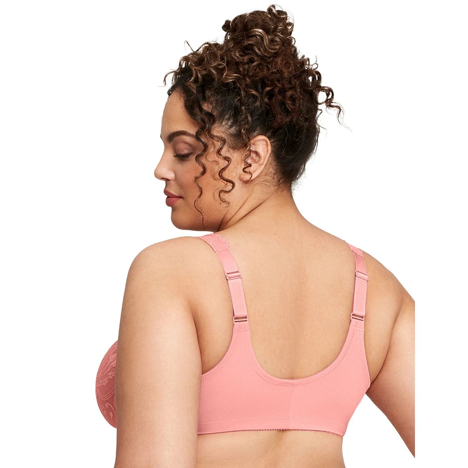 Плюс размер Glamorise Полная фигура Wonderwire Бюстгальтер из эластичного кружева с застежкой спереди 9245 Glamorise, белый
Плюс размер Glamorise Полная фигура Wonderwire Бюстгальтер из эластичного кружева с застежкой спереди 9245 Glamorise, белый