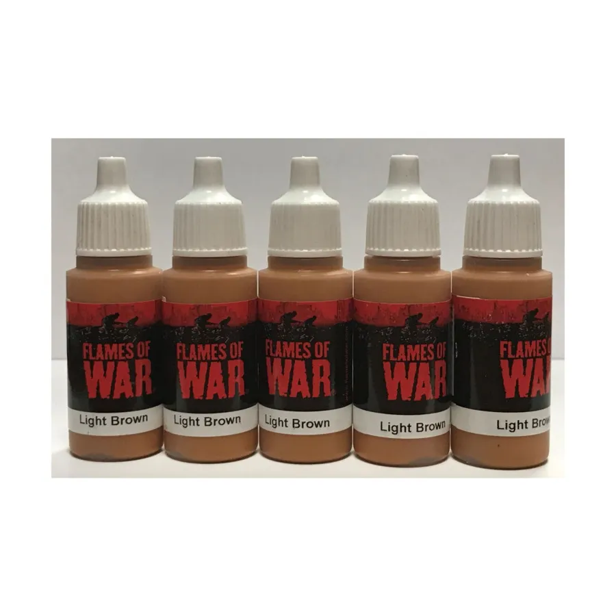 Светло-коричневый, 5 шт. в упаковке, Flames of War - Paint
Светло-коричневый, 5 шт. в упаковке, Flames of War - Paint