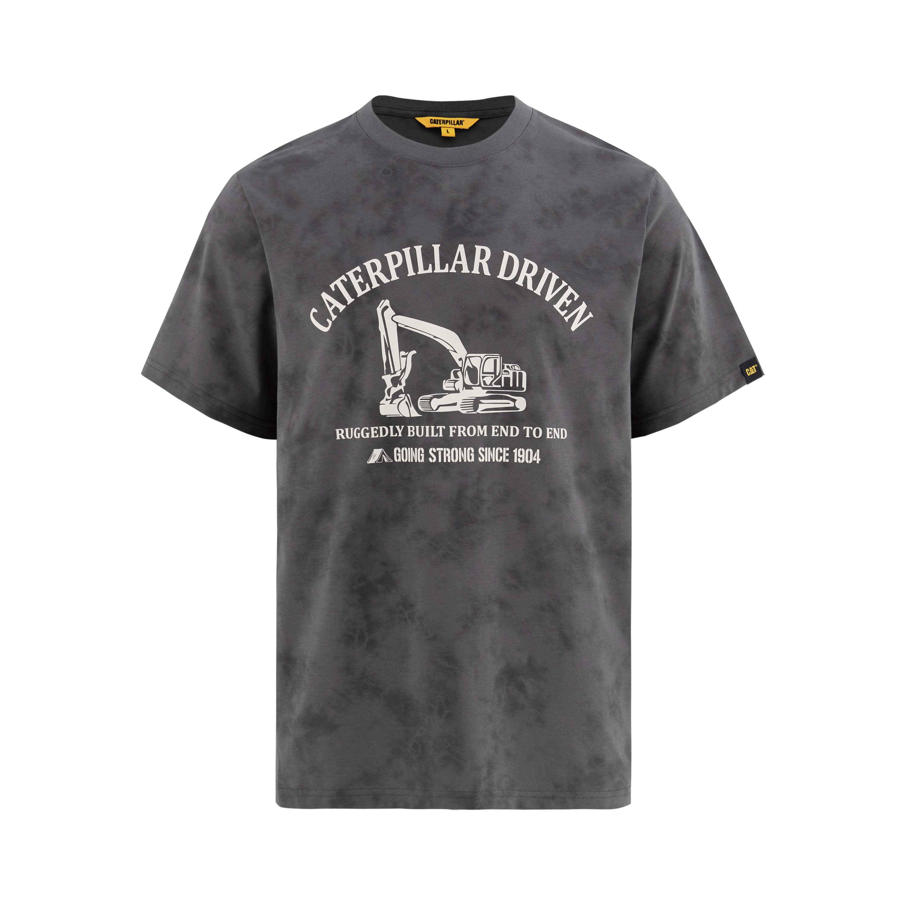 Футболка мужская CAT, кирпично-красная 
Футболка мужская CAT, кирпично-красная