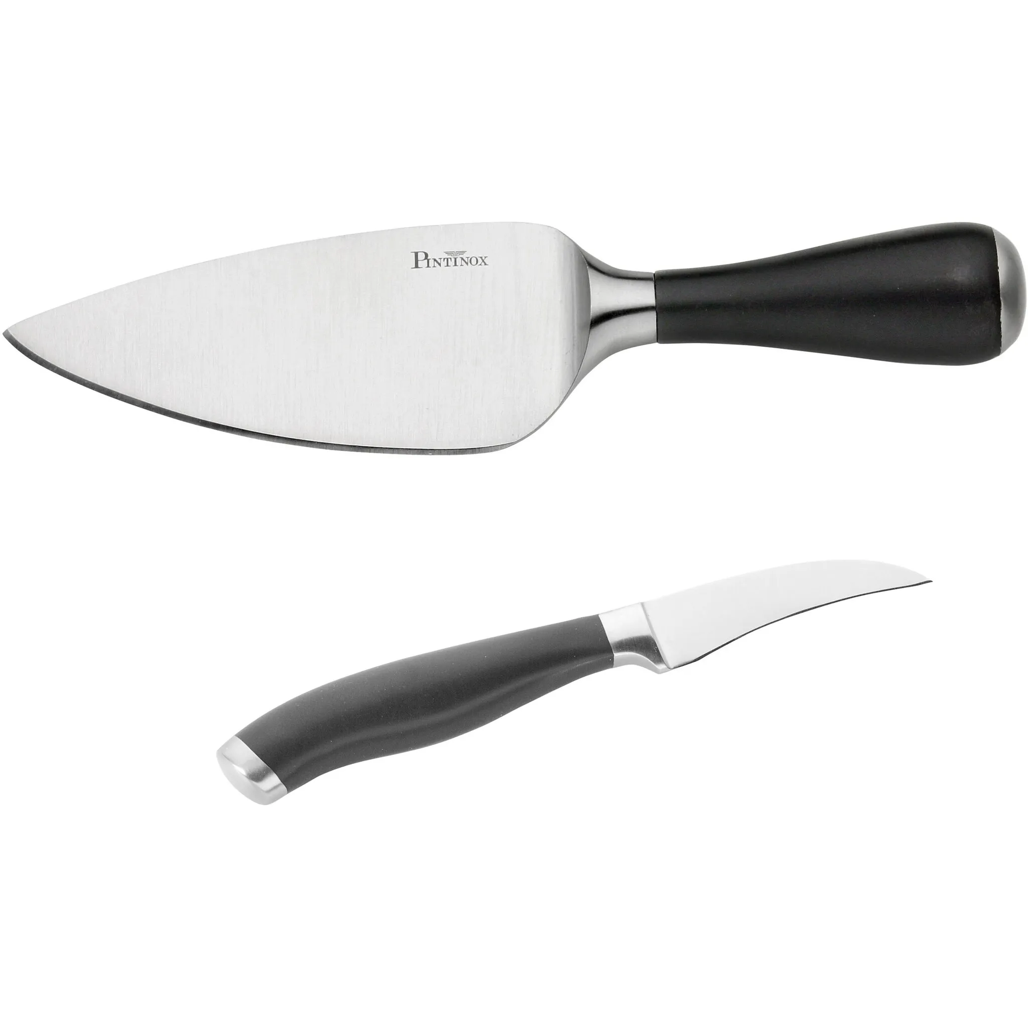Нож универсальный PINTINOX "Coltelli Professional", (набор, 2 шт.), нож для сыра пармезан и нож для овощей, нержавеющая сталь/пластик, цвет edelstahlfarben/schwarz
Нож универсальный PINTINOX "Coltelli Professional", (набор, 2 шт.), нож для сыра пармезан и нож для овощей, нержавеющая сталь/пластик, цвет edelstahlfarben/schwarz