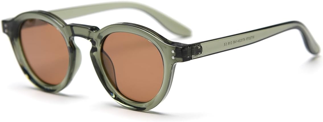 Поляризованные солнцезащитные очки унисекс в стиле ретро для женщин (TR90), круглые солнцезащитные очки для мужчин (UV400), декоративная круглая оправа weiyuchen, Brown
Поляризованные солнцезащитные очки унисекс в стиле ретро для женщин (TR90), круглые солнцезащитные очки для мужчин (UV400), декоративная круглая оправа weiyuchen, Brown