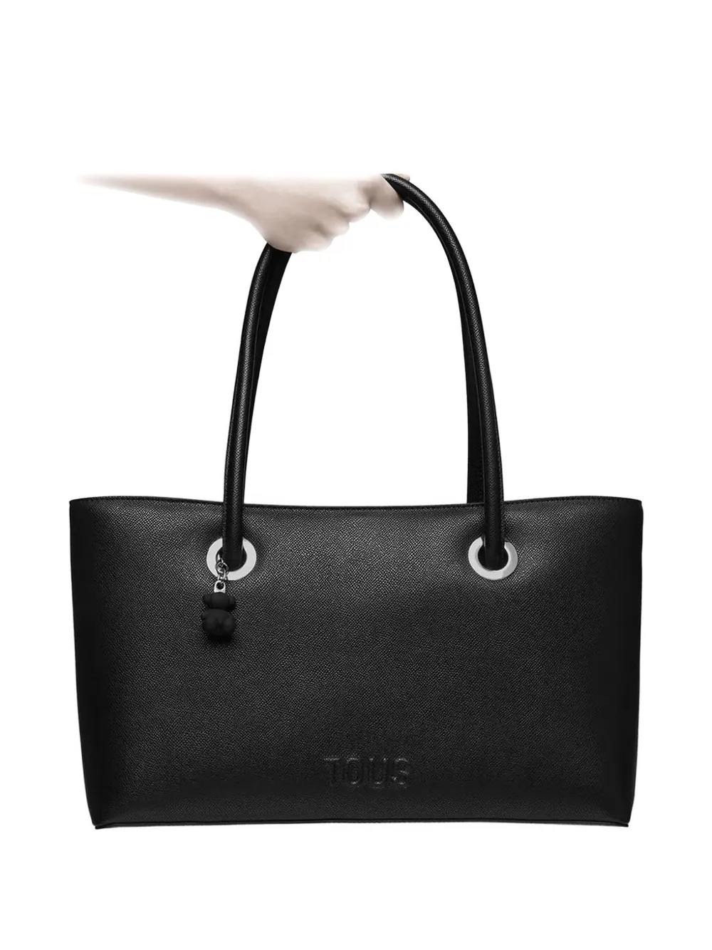 Сумка-тоут с тисненым логотипом TOUS, черный 
Сумка-тоут с тисненым логотипом TOUS, черный