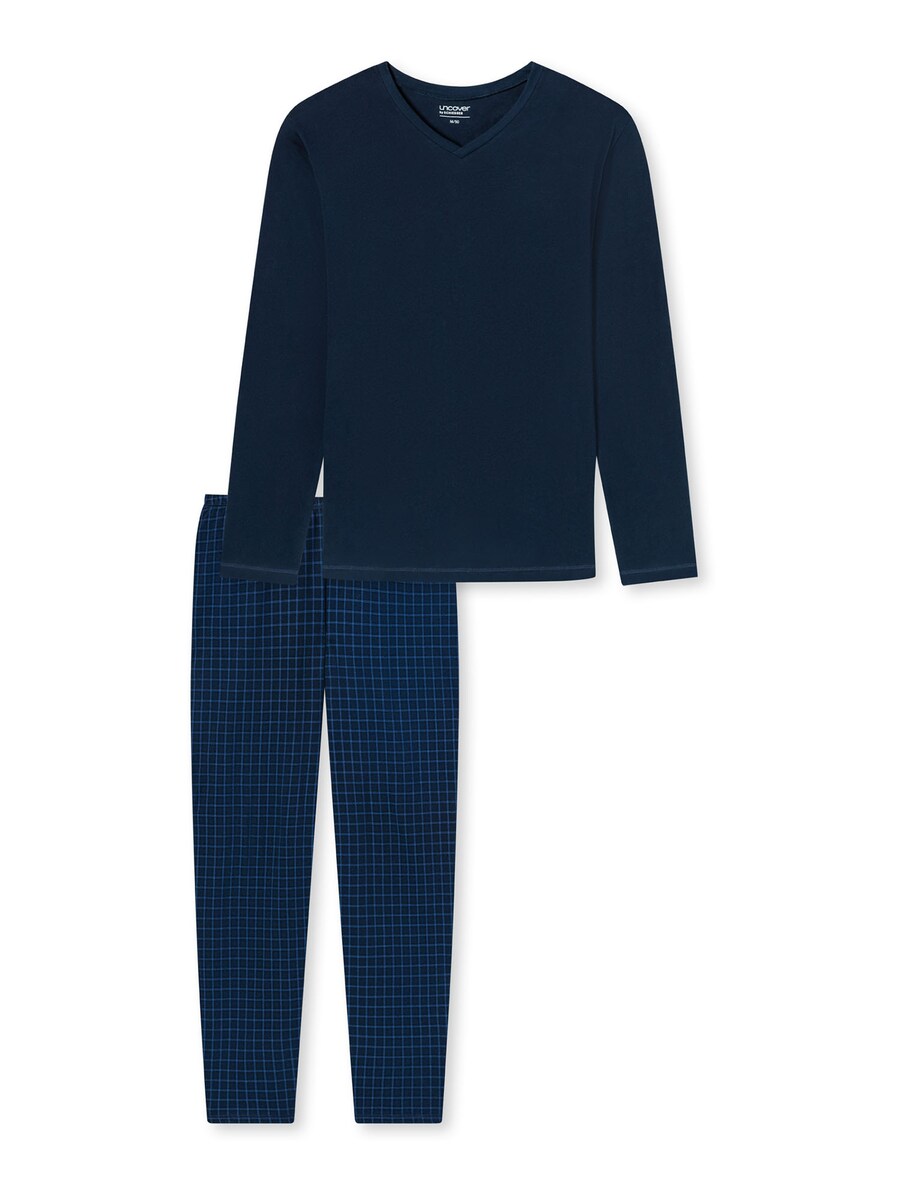 Длинная пижама SCHIESSER Uncover, синий/ночно-синий
Длинная пижама SCHIESSER Uncover, синий/ночно-синий