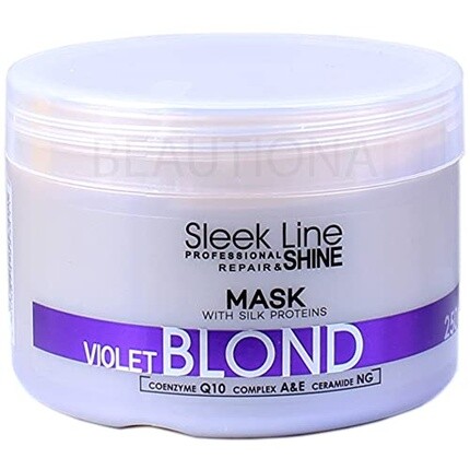 Sleek Line Violet Blonde Жемчужно-фиолетовая маска 250мл, Stapiz
Sleek Line Violet Blonde Жемчужно-фиолетовая маска 250мл, Stapiz