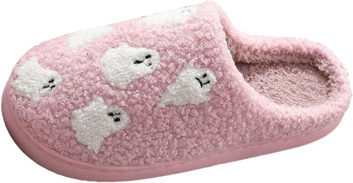 Женские тапочки для Хэллоуина, теплые, с противоскользящей подошвой, милый призрачный дизайн, домашние тапочки с амортизирующей подошвой, пушистые, для дома и улицы Generic, розовый
Женские тапочки для Хэллоуина, теплые, с противоскользящей подошвой, милый призрачный дизайн, домашние тапочки с амортизирующей подошвой, пушистые, для дома и улицы Generic, розовый