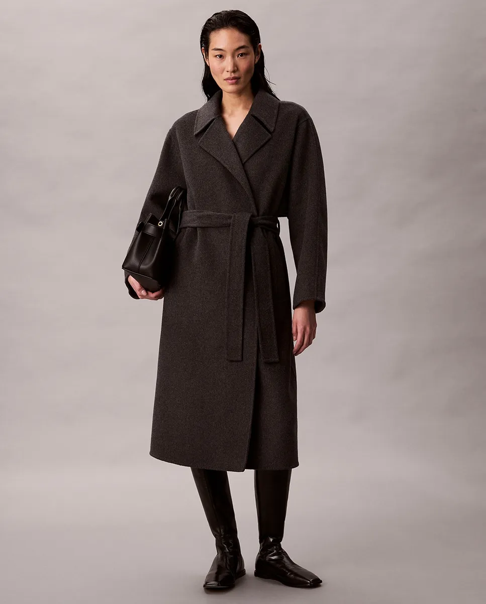 Длинное женское пальто на перекрестной застежке Calvin Klein, темно-серый
Длинное женское пальто на перекрестной застежке Calvin Klein, темно-серый