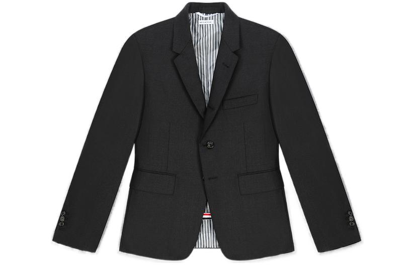 Однобортный костюм THOM BROWNE, серый
Однобортный костюм THOM BROWNE, серый