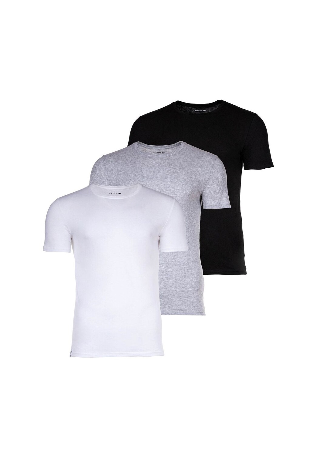 Мужские футболки, комплект из 3 шт. — Essentials, круглый вырез, приталенный крой, хлопок, однотонные LACOSTE, цвет Grau Schwarz
Мужские футболки, комплект из 3 шт. — Essentials, круглый вырез, приталенный крой, хлопок, однотонные LACOSTE, цвет Grau Schwarz