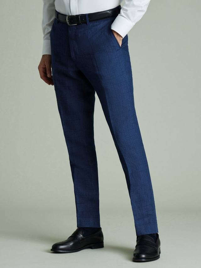 Брюки Slim Fit из чистого льна Charles Tyrwhitt, Indigo Blue
Брюки Slim Fit из чистого льна Charles Tyrwhitt, Indigo Blue