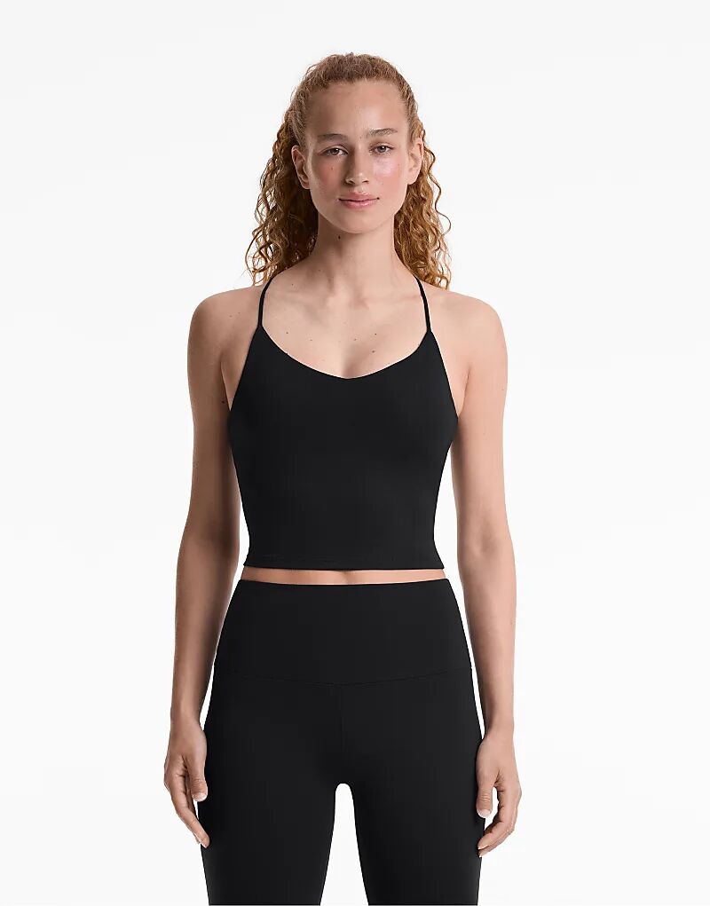 Майка Oysho Comfortlux с регулируемыми бретелями черного цвета
Майка Oysho Comfortlux с регулируемыми бретелями черного цвета