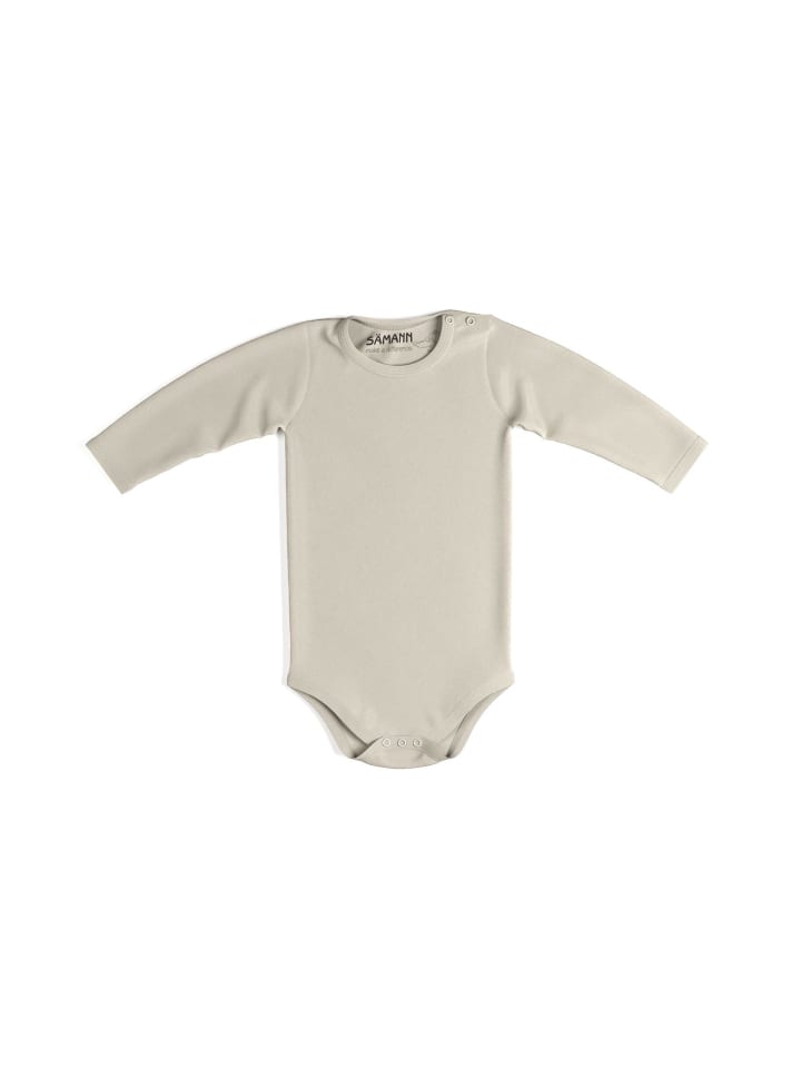 Sämann Детский боди из 100% органического хлопка, застежка на кнопках, длинные рукава, не в рубчик, цвет овсяного молока
Sämann Детский боди из 100% органического хлопка, застежка на кнопках, длинные рукава, не в рубчик, цвет овсяного молока