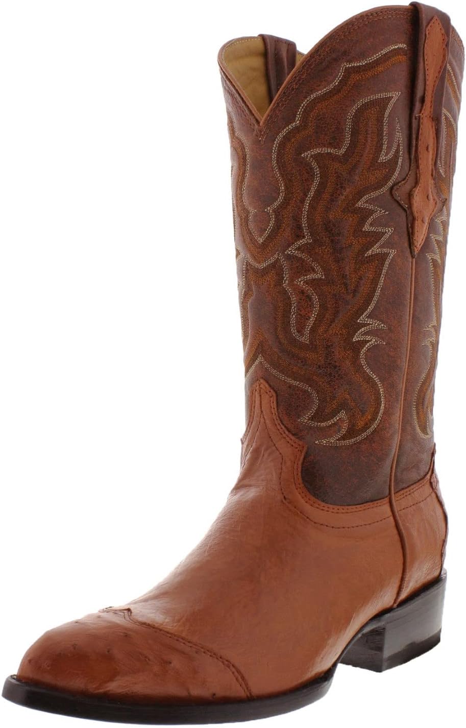 Мужские вестерн-ботинки Коньяк с накладкой из страусиной кожи, модель J Toe Cowboy Professional
Мужские вестерн-ботинки Коньяк с накладкой из страусиной кожи, модель J Toe Cowboy Professional