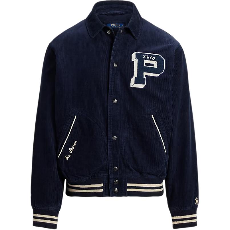 Вельветовая бейсбольская куртка Polo Ralph Lauren, темно-синий
Вельветовая бейсбольская куртка Polo Ralph Lauren, темно-синий