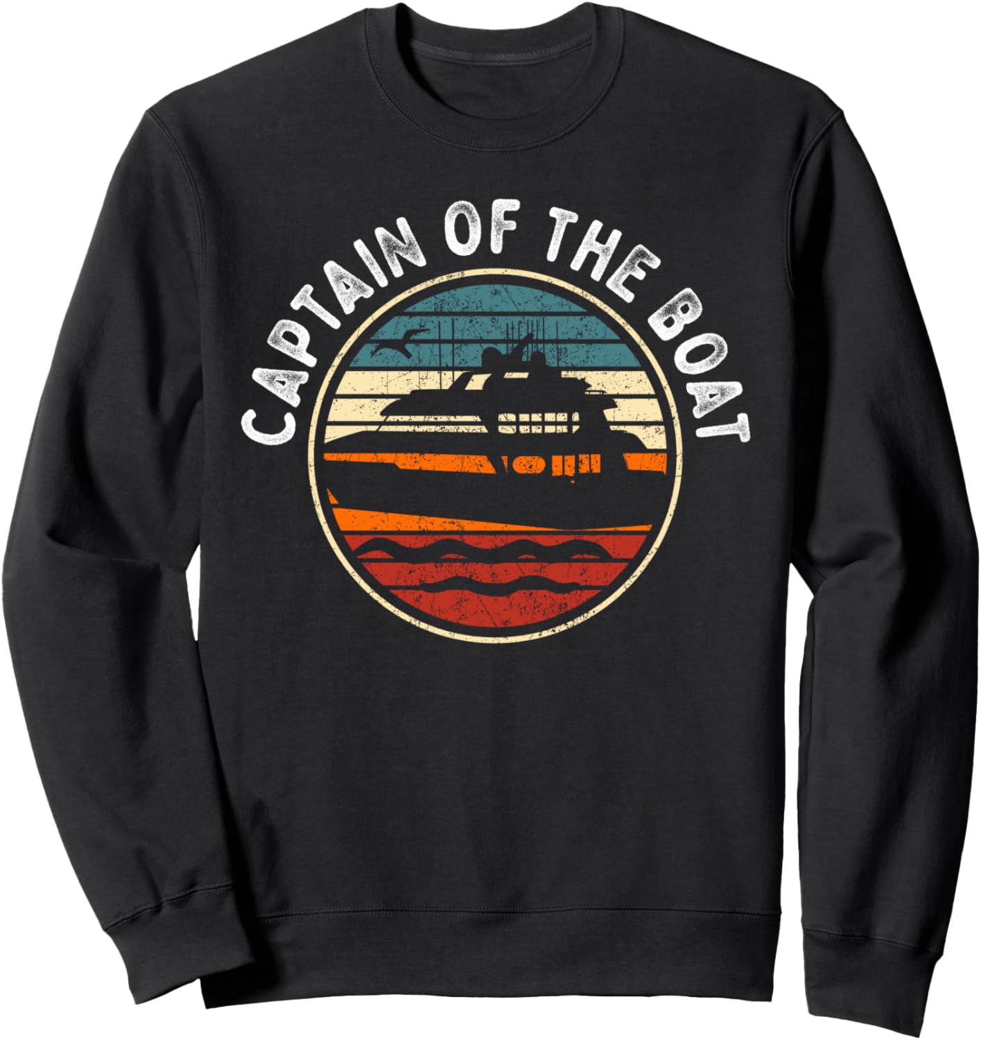 Винтажная толстовка в стиле ретро Капитан лодки Boating & Sailing Apparel Co, черный
Винтажная толстовка в стиле ретро Капитан лодки Boating & Sailing Apparel Co, черный
