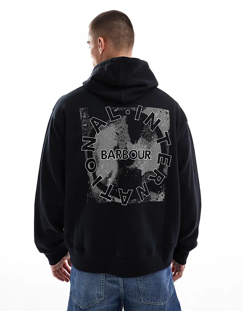 Толстовка с капюшоном с графическим принтом OS черного цвета Barbour International
Толстовка с капюшоном с графическим принтом OS черного цвета Barbour International