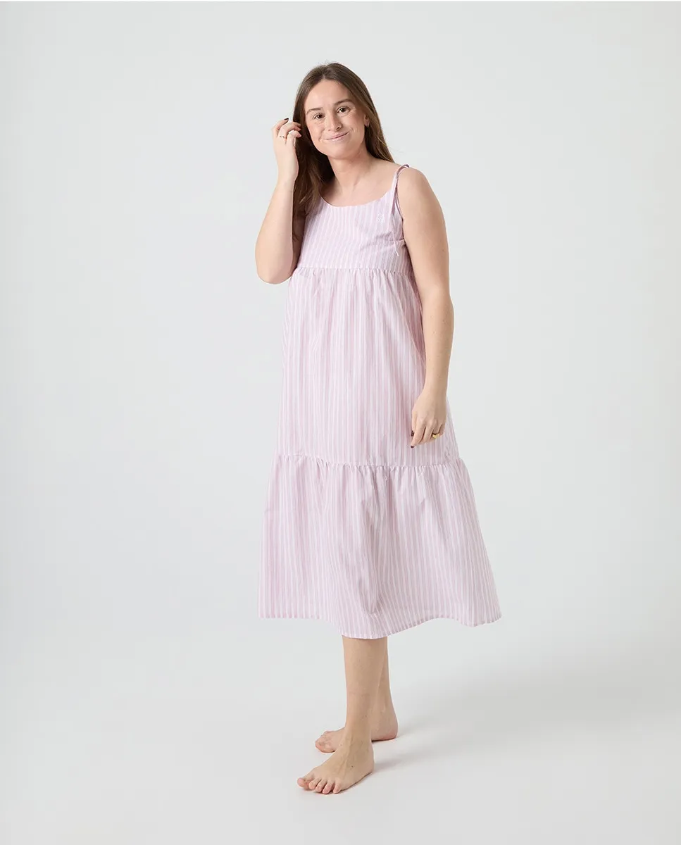 Ночная рубашка из ткани на бретелях Kiff-Kiff, розовый
Ночная рубашка из ткани на бретелях Kiff-Kiff, розовый