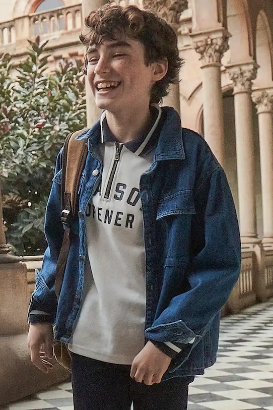 Детская джинсовая рубашка Mayoral, синий
Детская джинсовая рубашка Mayoral, синий