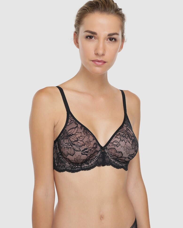 Кружевной бюстгальтер на косточках Amourette Charm Triumph, черный
Кружевной бюстгальтер на косточках Amourette Charm Triumph, черный
