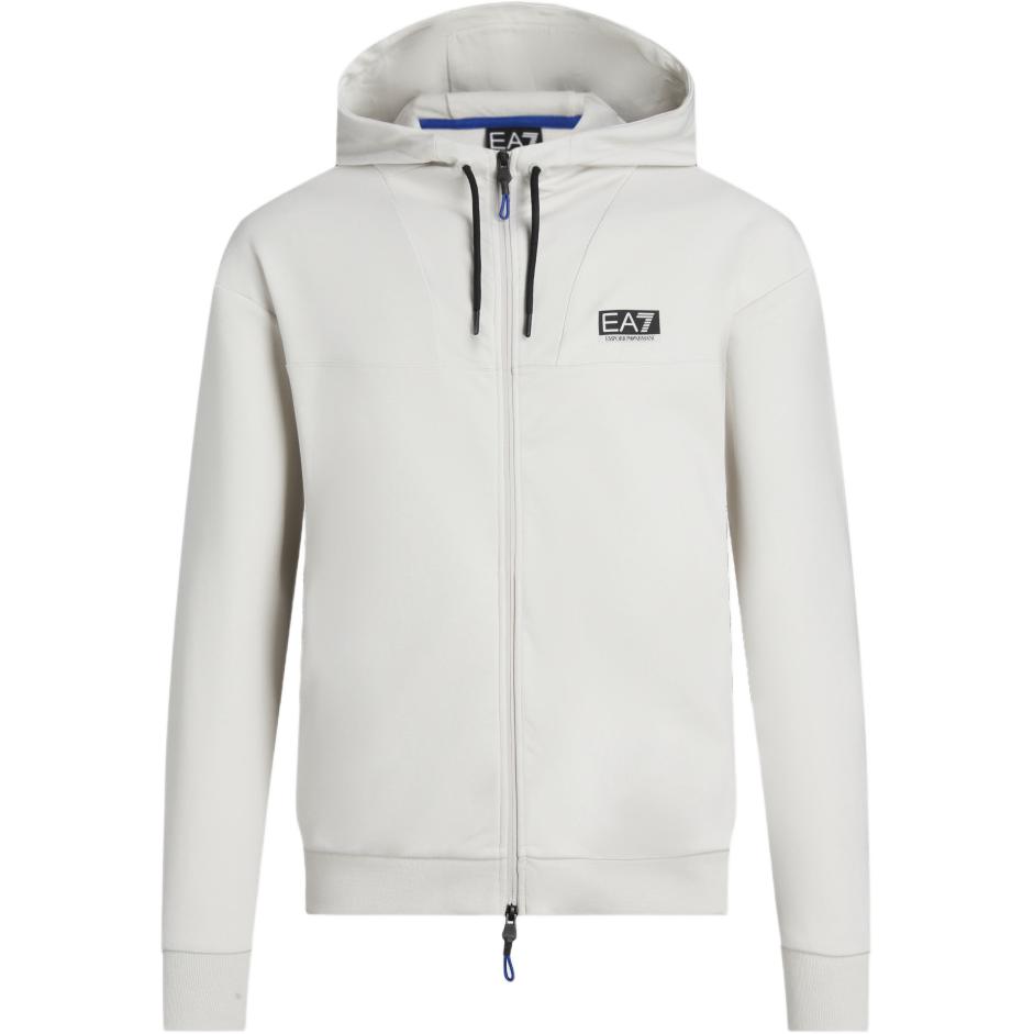 Футболка с капюшоном на молнии и шнурком Emporio Armani, серая
Футболка с капюшоном на молнии и шнурком Emporio Armani, серая