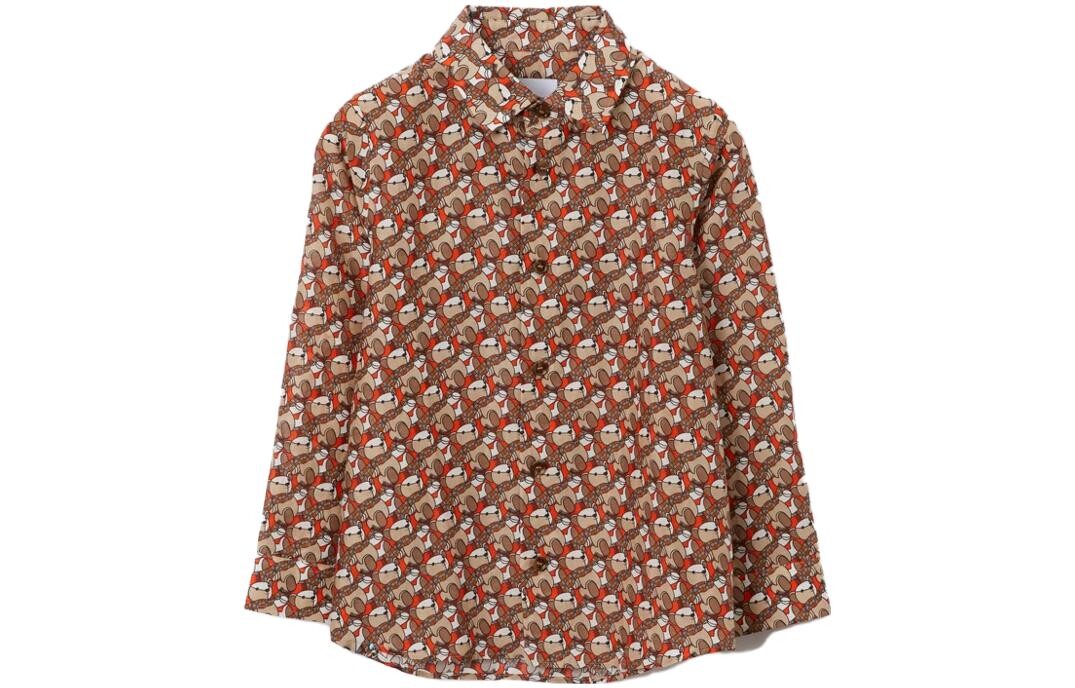 Рубашка детская Burberry с узором, оранжевый / красный
Рубашка детская Burberry с узором, оранжевый / красный