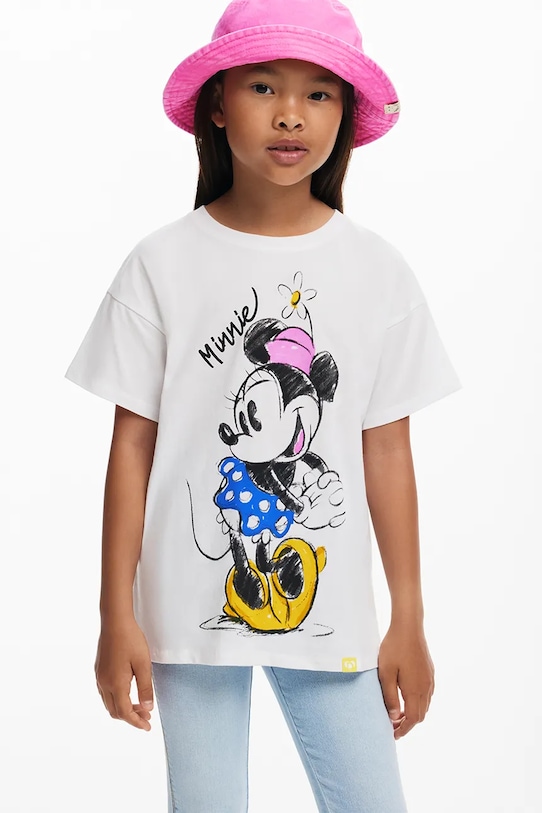 Детская хлопковая футболка Disney Desigual, белый
Детская хлопковая футболка Disney Desigual, белый