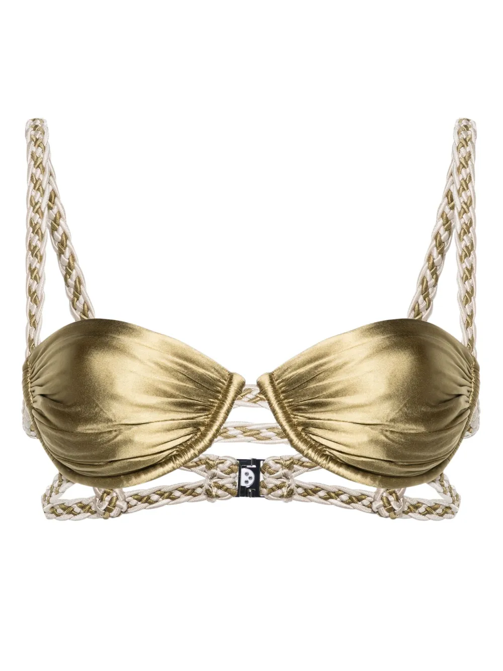 Топ бикини с плетеными бретелями Isa Boulder, зеленый
Топ бикини с плетеными бретелями Isa Boulder, зеленый