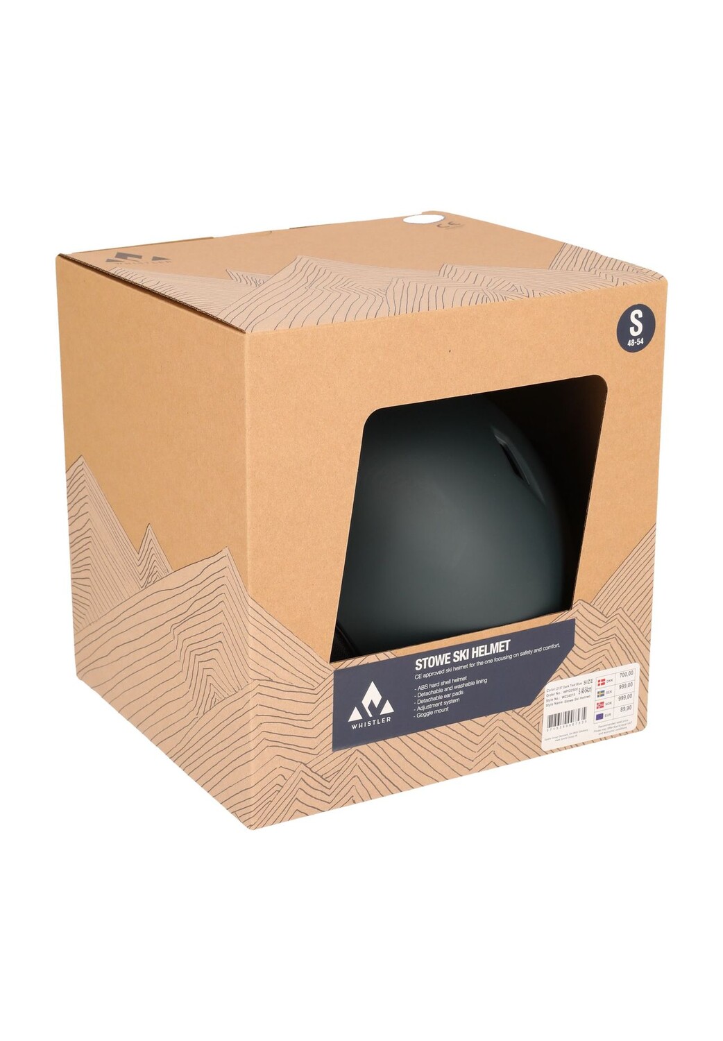 Лыжный шлем Stowe спортивного дизайна WHISTLER, черный
Лыжный шлем Stowe спортивного дизайна WHISTLER, черный