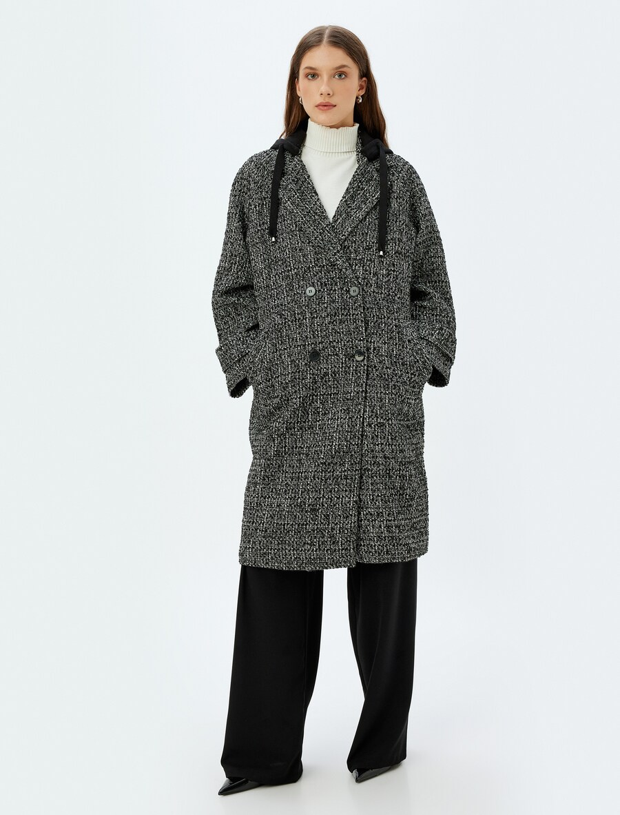 Демисезонное пальто Koton, mottled black
Демисезонное пальто Koton, mottled black