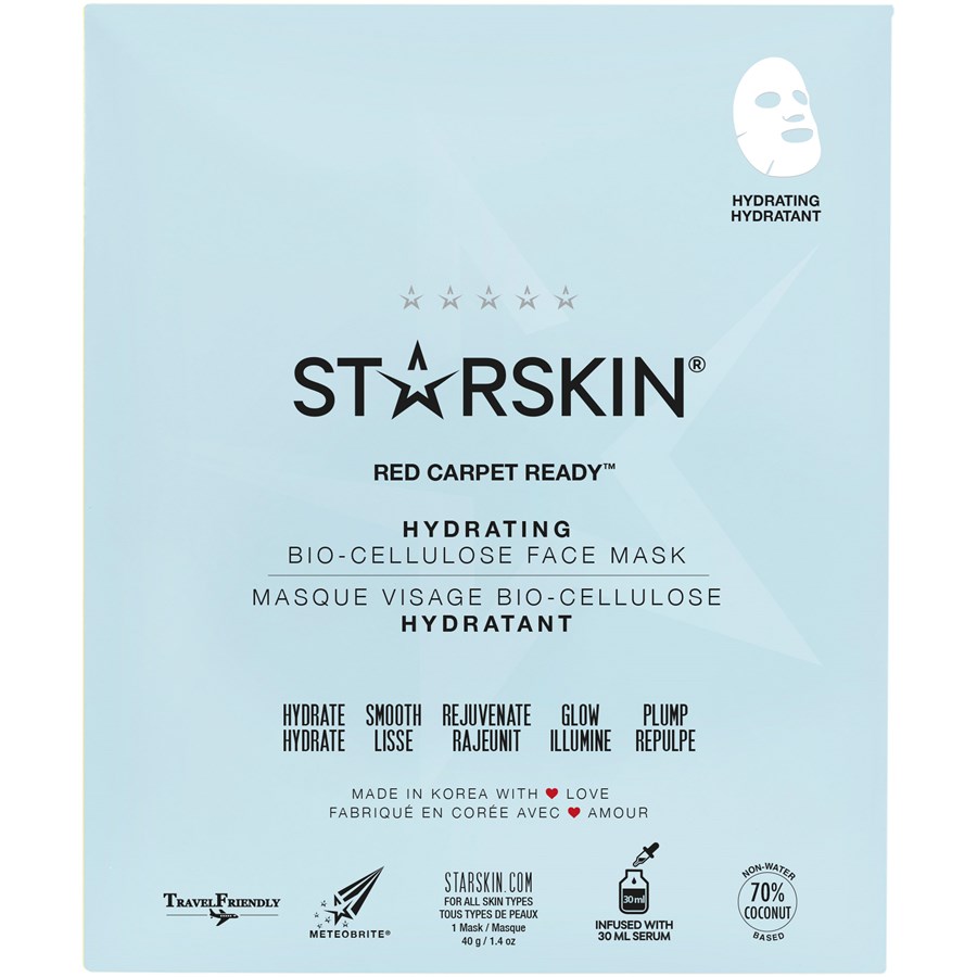 Маска для лица StarSkin Hydrating Face Mask Bio-Cellulose, Red Carpet Ready 40 g
Маска для лица StarSkin Hydrating Face Mask Bio-Cellulose, Red Carpet Ready 40 g