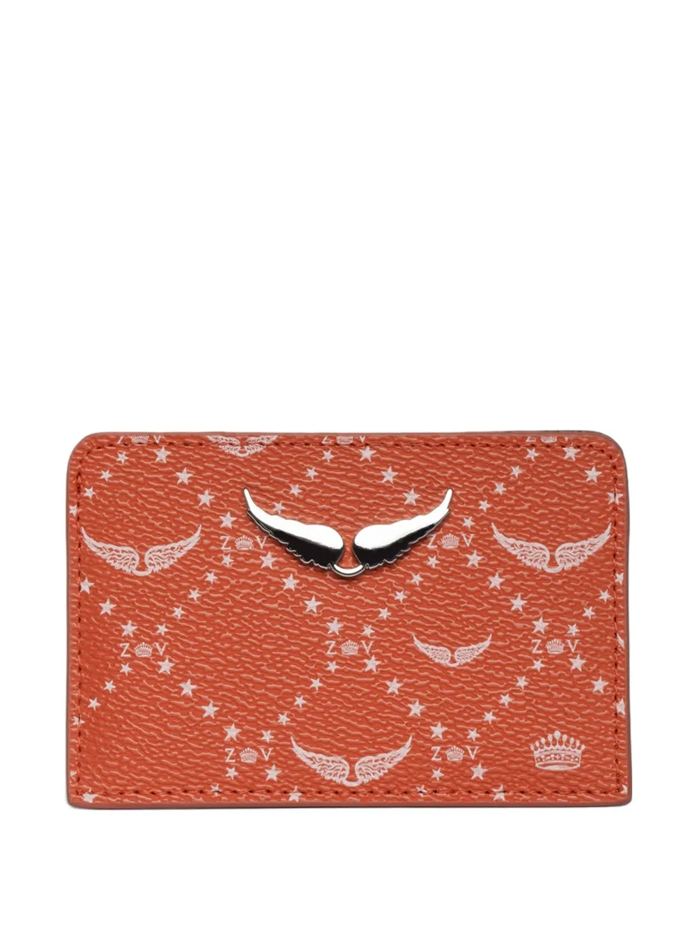 Картхолдер с монограммой и принтом Zadig&Voltaire, оранжевый
Картхолдер с монограммой и принтом Zadig&Voltaire, оранжевый