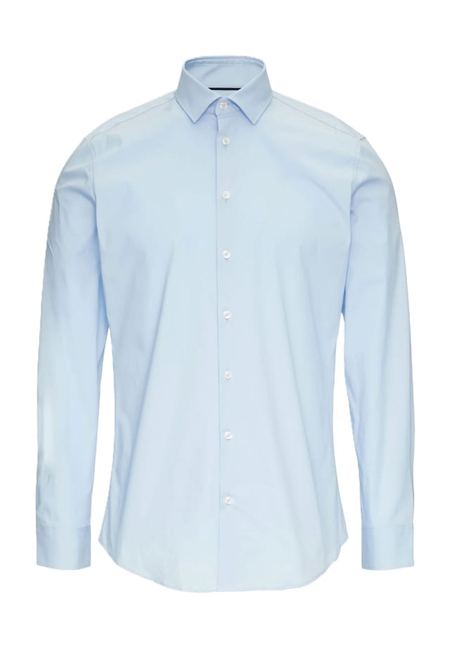 Рубашка делового покроя с воротником Кент S.Oliver Black Label, голубой
Рубашка делового покроя с воротником Кент S.Oliver Black Label, голубой