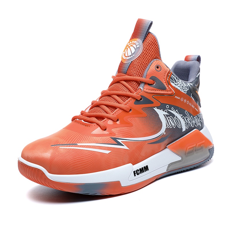 Баскетбольные кроссовки детские, противоскользящие, износостойкие, с амортизацией FCMM, серый/оранжевый
Баскетбольные кроссовки детские, противоскользящие, износостойкие, с амортизацией FCMM, серый/оранжевый