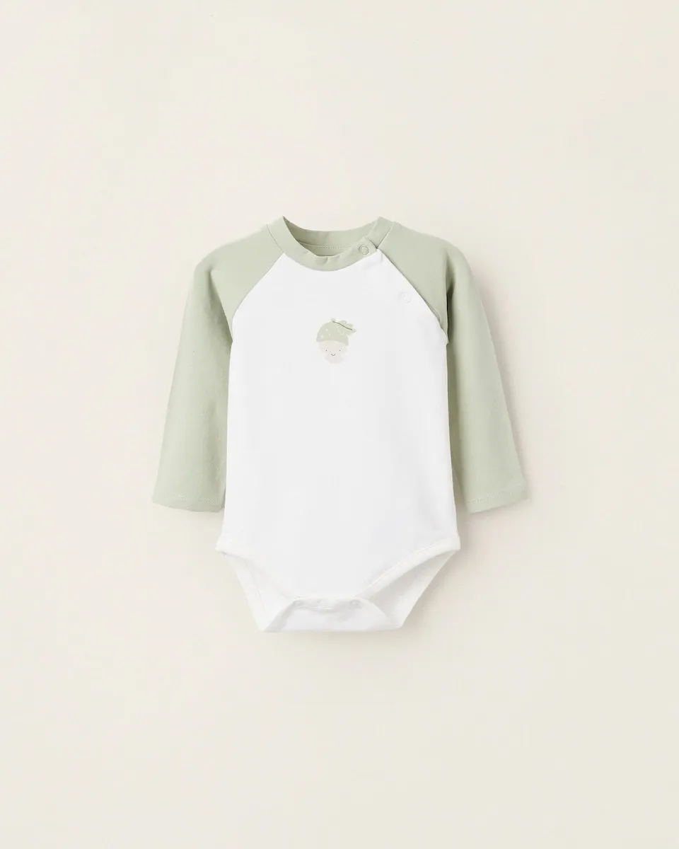 Белый детский бодик с длинным рукавом Zippy
Белый детский бодик с длинным рукавом Zippy