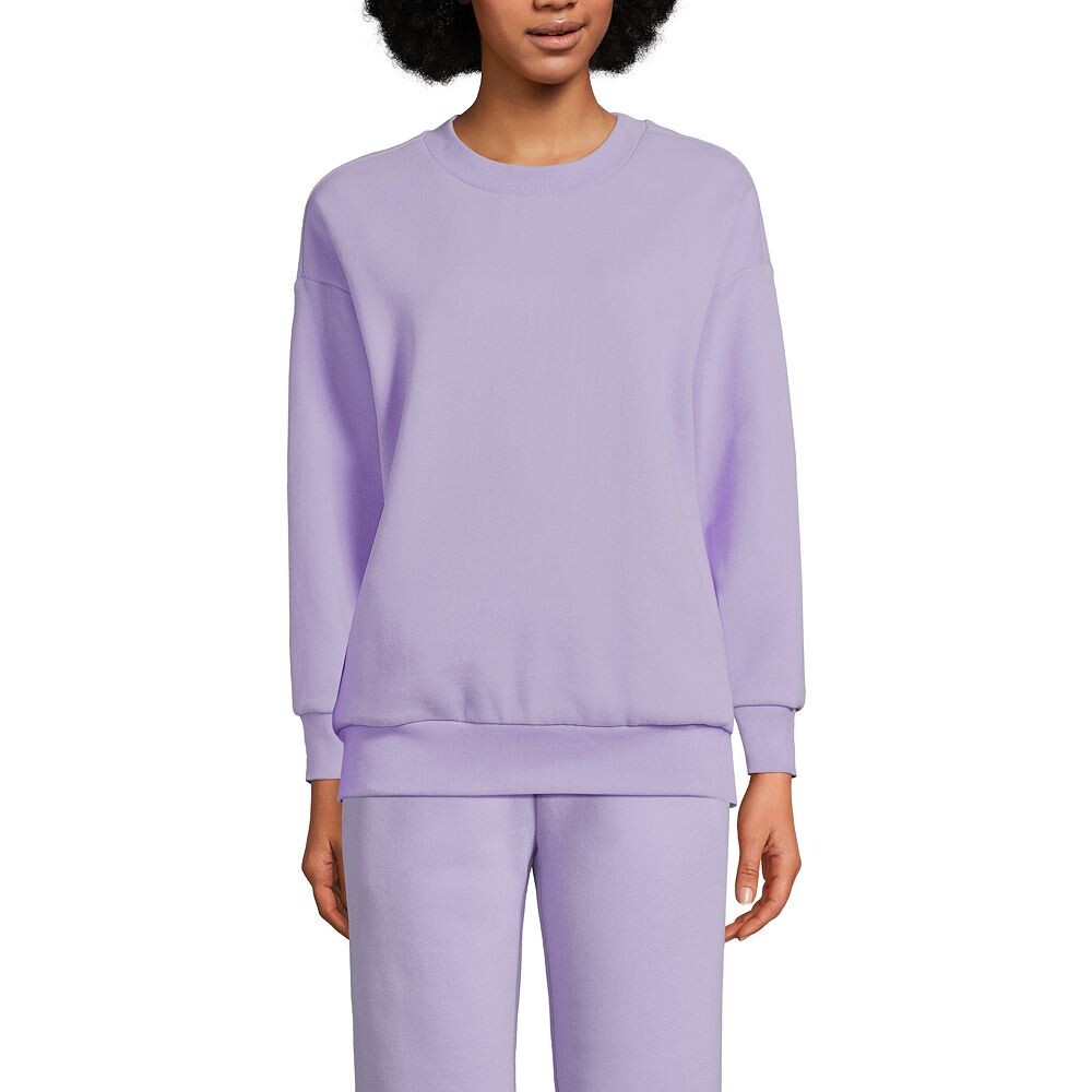 Женский свитшот с круглым вырезом современного кроя Lands End Lands' End, цвет Lavender Cloud 
Женский свитшот с круглым вырезом современного кроя Lands End Lands' End, цвет Lavender Cloud