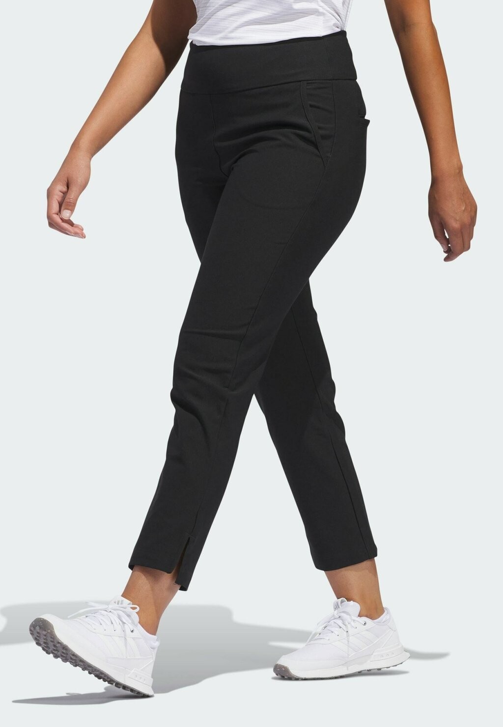 Брюки WOMEN'S ULTIMATE ANKLE PANTS adidas Golf, цвет black 
Брюки WOMEN'S ULTIMATE ANKLE PANTS adidas Golf, цвет black