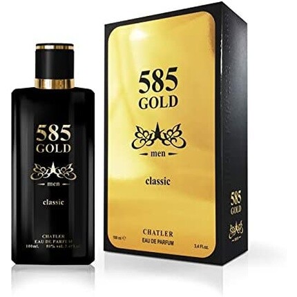 Chatler 585 Gold Classic for Men Eau De Parfum 100ml 
Chatler 585 Gold Classic for Men Eau De Parfum 100ml