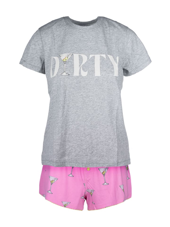 P.J. Salvage Пижама с игривыми принтами нежно-розового цвета
P.J. Salvage Пижама с игривыми принтами нежно-розового цвета