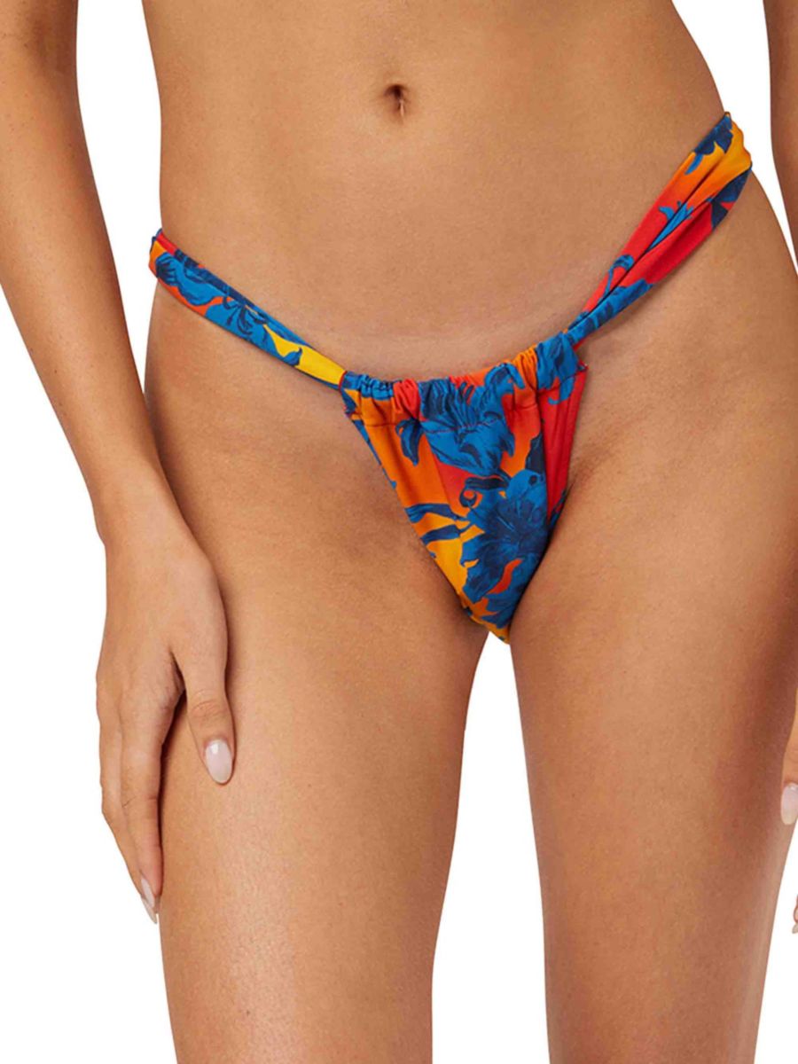 Плавки-бикини с тропическим принтом и сборками WeWoreWhat, синий мульти
Плавки-бикини с тропическим принтом и сборками WeWoreWhat, синий мульти