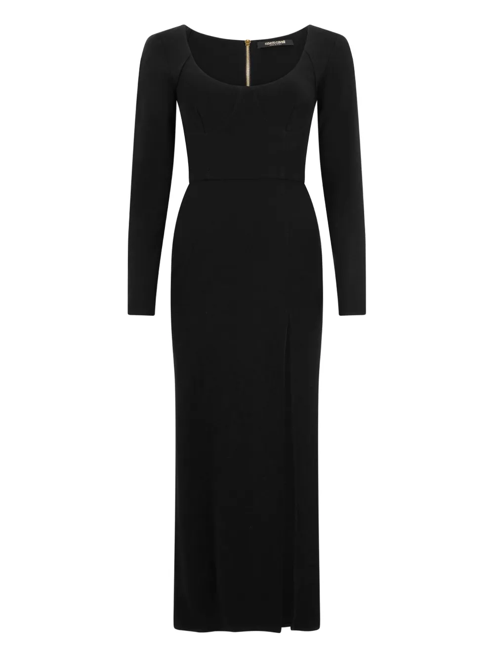Платье с длинными рукавами и разрезом Roberto Cavalli, черный
Платье с длинными рукавами и разрезом Roberto Cavalli, черный