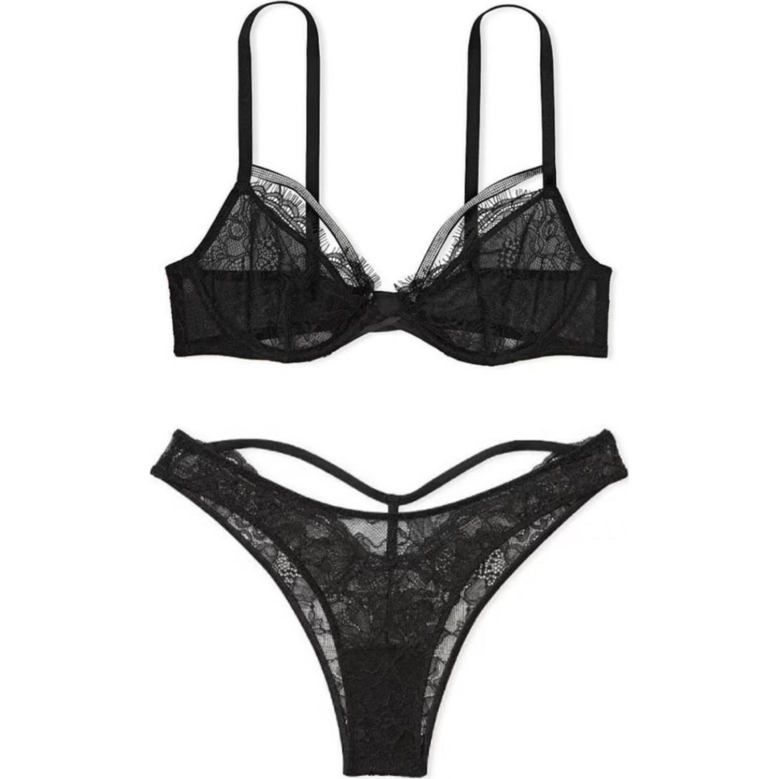 Victoria's Secret Женский комплект нижнего белья черный
Victoria's Secret Женский комплект нижнего белья черный