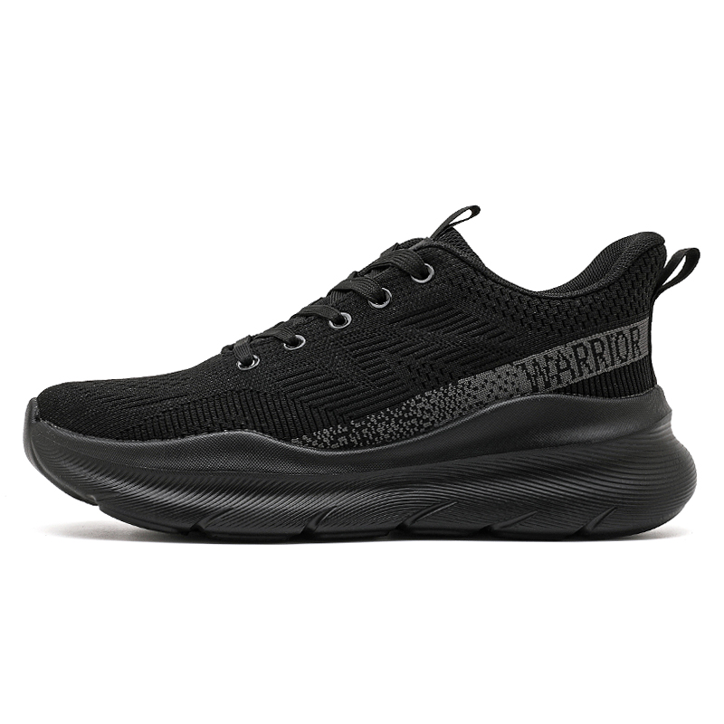 WARRIOR Дышащие устойчивые к истиранию мужские низкие кеды Casual Black
WARRIOR Дышащие устойчивые к истиранию мужские низкие кеды Casual Black