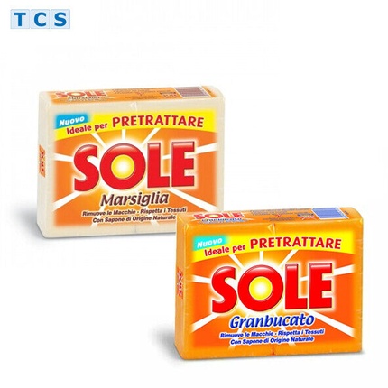 Идеальное хозяйственное мыло для предварительной обработки 250 г - Упаковка из 2 шт Sole 
Идеальное хозяйственное мыло для предварительной обработки 250 г - Упаковка из 2 шт Sole