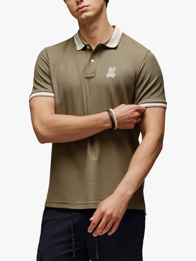 Хлопковая поло Harlow с коротким рукавом пике Psycho Bunny, Dusky Green
Хлопковая поло Harlow с коротким рукавом пике Psycho Bunny, Dusky Green